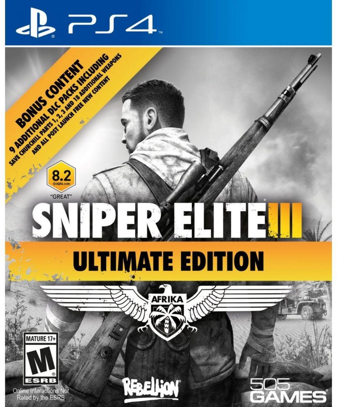 Sniper Elite 3 Ultimate Edition By 505 Games (2015) Region 1 - PlayStation 4