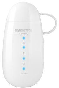 Promate Ovally Back-up Battery with Built-in Lightning and Micro-USB Cables - White
