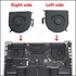 Left And Right Laptop Cooler CPU Cooling Fan For MacBook Pro Retina 15" A1398 Years