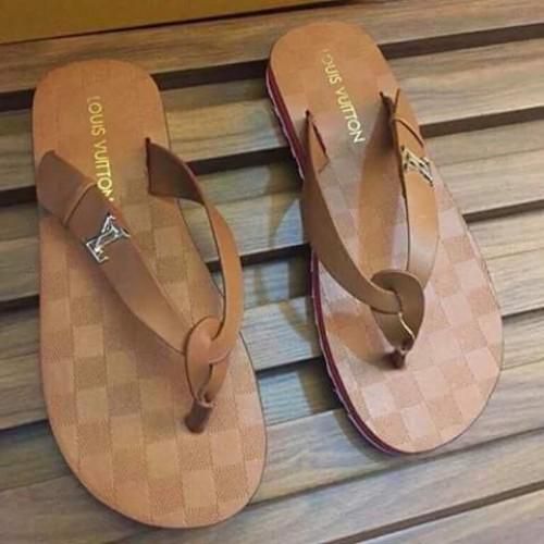 Louis Vuitton Men's Slippers Brown price from footdeals in Nigeria