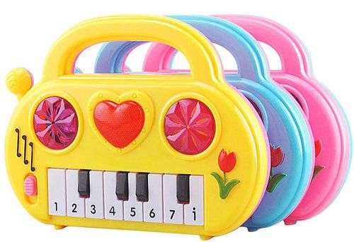 1PC Farm Animal Sound Kids Piano Music Toy Musical Animals Sounding Keyboard Piano Baby Playing Type Musical Instruments