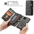 iPhone 11 Pro Max Wallet Case,AKHVRS Handmade Premium Cowhide Leather Wallet Case,Zipper Wallet Case Cover [Magnetic Closure] Detachable Magnetic Case & Card Slots for iPhone 11 Pro Max 6.5" - Black