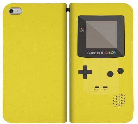 Stylizedd  Apple iPhone 6 Plus Premium Flip case cover - Gameboy Color - Yellow  I6P-F-139
