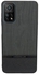 Elmo3ezz Shockproof Wood Grain Skin PU and TPU Shockproof Luxury Phone Case for Xiaomi Mi 10T/ Mi 10T Pro (black)