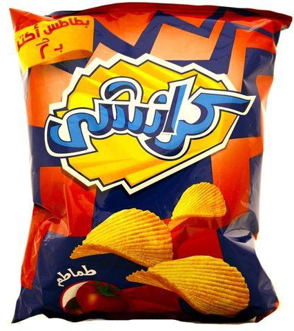 Crunchy Potato Chips Tomato - 36gm - Pack of 12