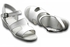 Silver Shoes Women White Medical Sandal Made Of Genuine Leather