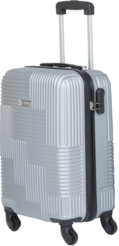 Senator Hard Case Medium Luggage Trolley Suitcase for Unisex ABS Lightweight Travel Bag with 4 Spinner Wheels KH110 Violet