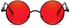 نظارة شمسية بطراز كلاسيكي ستيم بان وبشنبر دائري اسود واذرع مزودة بنوابض معدنية رائجة وعدسات عاكسة ملونة