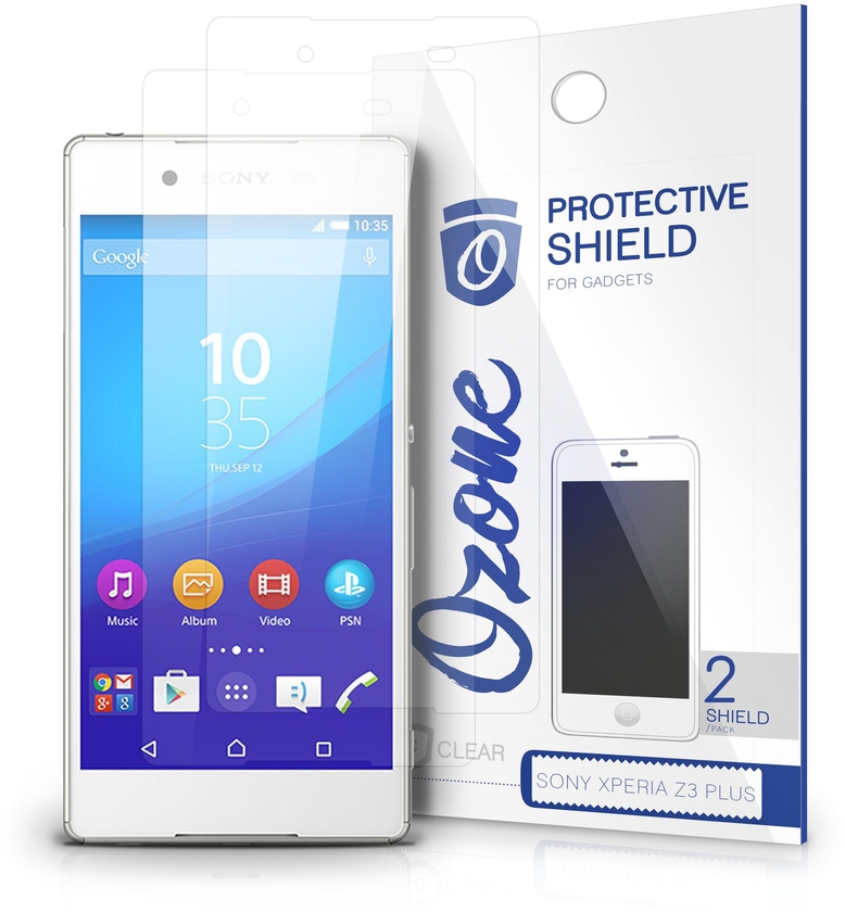 OZONE Crystal Clear HD Screen Protector Scratch Guard for Xperia Z4/Z3Plus (Pack of 2)