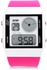 SKMEI 0841 Fashion Rectangle Dual Time Display LED digital Electronic sport watch for unisex-Black