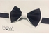 Vintage Soiree Knotted Men's Bow Tie - Black & White