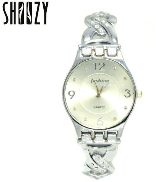 Stainless Steel Watch - For Women - Silver