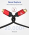 JSAUX 8K@60Hz HDMI To HDMI Aluminum Alloy Cable 1M RED