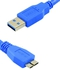 World Cables USB 3.0 A Male To Micro B Male Plug - 1.5M - Blue