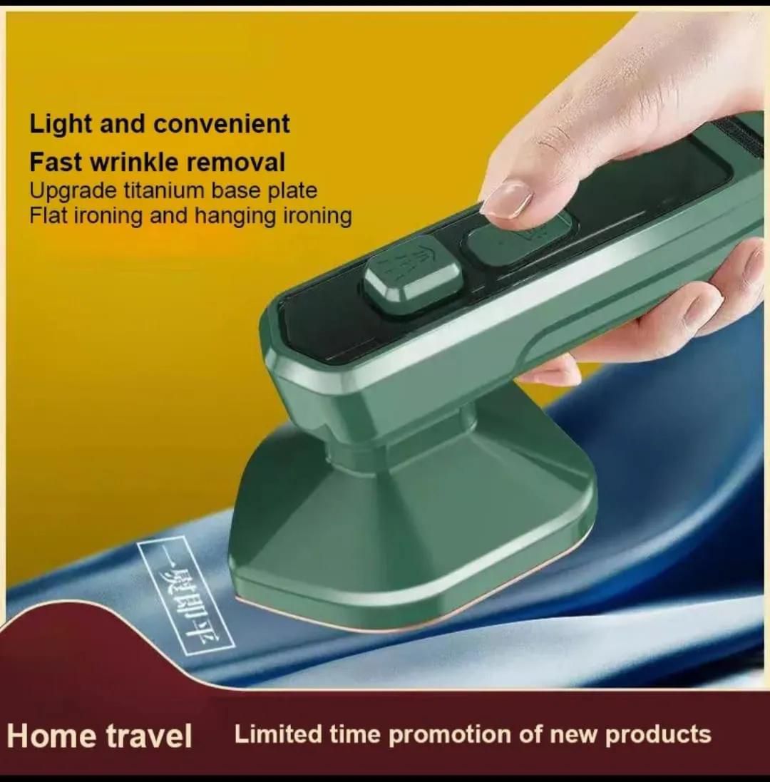 Electric  handheld steam iron, 1.Ironing function, lint removal, dust removal  2.Without ironing board, it has the functions of ironing, dry cleaning, anti-static, depilation.