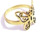 Gold Color Ring For Women Rings Women Shape Distinctive Butterfly D4