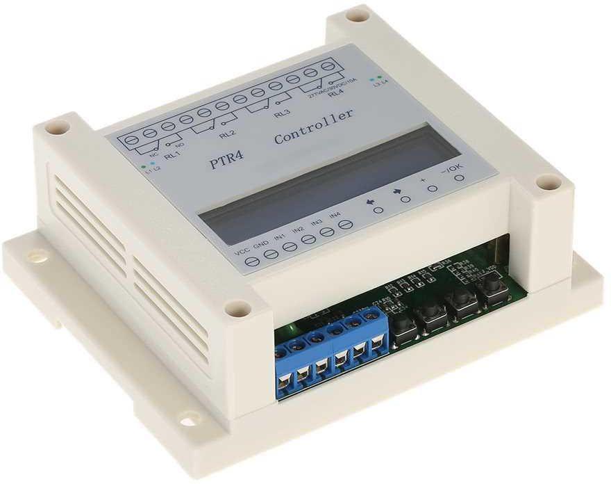 DC6-40V 4-Channel 99 Steps Programmable Digital Time Relay Timer Controller Delay Module Solenoid Valve Control LCD Display