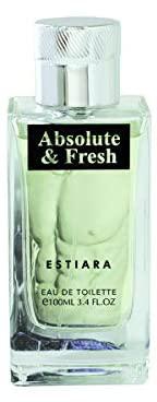 Absolute & Fresh Pour Homme for Men, Eau De Toilette, 100ml for Him Black, by Estiara from The House of Sterling
