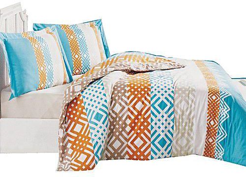 Family Bed Bed Linen Set - 4 Pcs - Multi Color