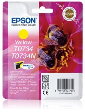 Epson Ink Cartridge, Yellow [t0734]
