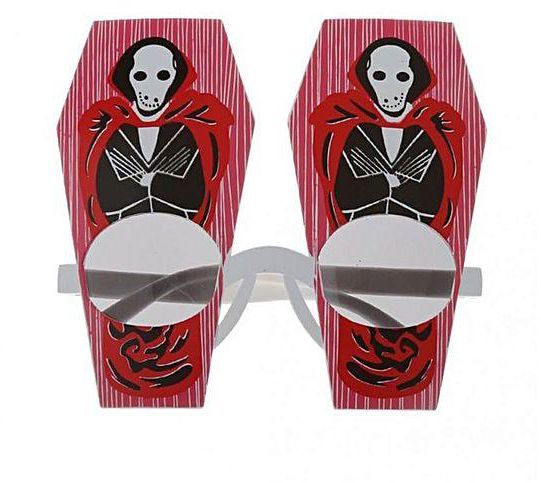 Magideal Joke Novelty Sunglasses Skull Skeleton Glasses for Fancy Dress Costume Party