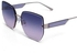 Women's Semi Rimless Oversized Sunglasses -Lens Size: 64 mm