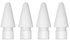 For Apple iPad Pro Pencil Tips Pack of 4- White