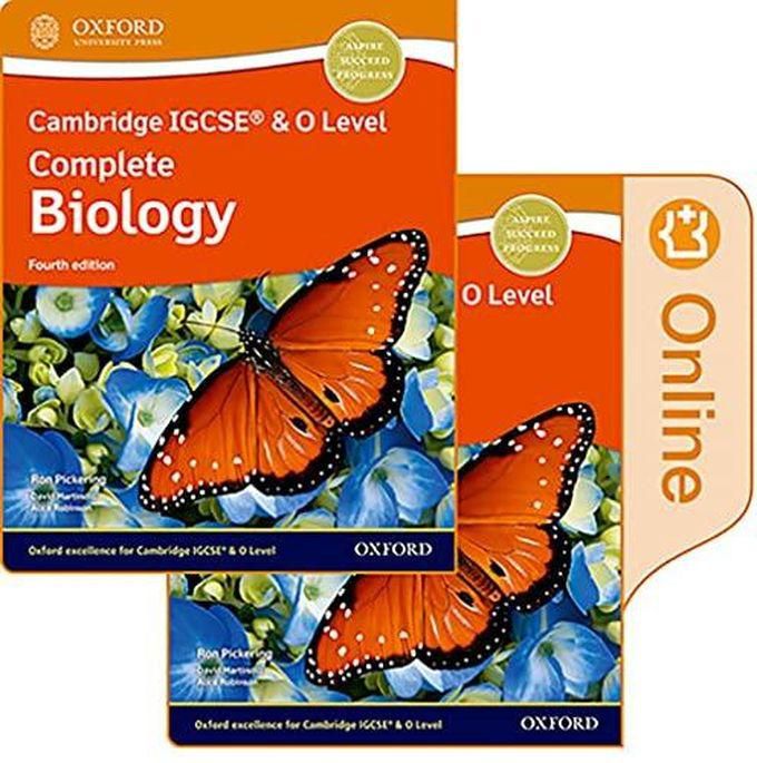 Oxford University Press Cambridge IGCSE (R) & O Level Complete Biology: Print and Enhanced Online Student Book Pack Fourth Edition ,Ed. :4