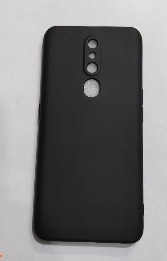 Silicon Back Case For Oppo F11 Pro Black