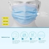 Disposable Face Mask With Elastic Earloop 3-ply Soft