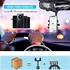 Rearview Mirror Phone Holder for Car - Multifunctional Rotatable and Retractable Car Phone Holder Mount, 360° Rotatable Multi Use Car Phone Holder Mount for All Mobile Phones and Car