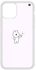 Protective Case Cover For Apple iPhone 11 Pro Pink/White