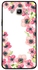 Thermoplastic Polyurethane Protective Case Cover For Samsung Galaxy J5 (2016) Pink Flowers Pattern