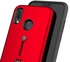 Huawei Y9 2019 Detachable TPU + PC Hybrid Grid Protective Cover With Invisible Kickstand - Red