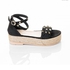 Lile Women's Fashion Flat Sandals - Black