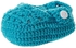 Smurfs Baby Crochet Shoes - Brown,Light Blue& Blue 6-9 M (Pack of 3)