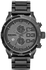 ساعة ديزل رجالي Diesel Men's Double Down DZ4314 Grey Stainless-Steel Quartz Watch with Grey Dial