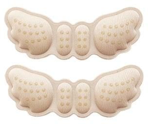 Silicone/Fabric Heel Grips Liner Cushions Inserts for Loose Shoes, Heel Pads Snugs for Shoe Too Big Men Women, Filler Improved Shoe Fit and Comfort, Prevent Heel Slip and Bliste (Beige)