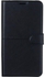 Kaiyue Leather Full Cover For Samsung Galaxy A20 - Black