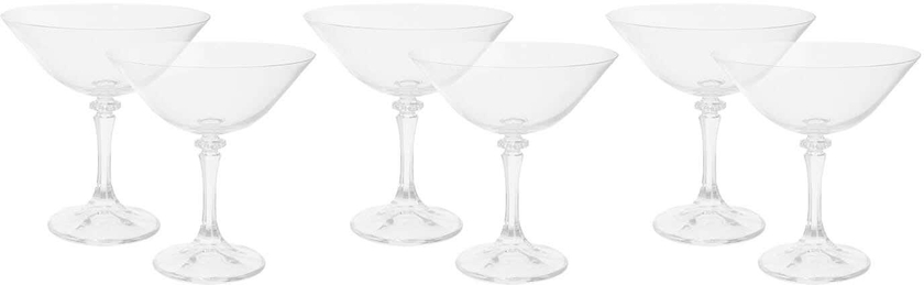 Get Bohemia Glass Cups Set, 6 Pieces - Clear with best offers | Raneen.com