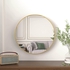 Get Glass Aesthetic Modern Mirror, Circular Shape, 50×50 cm - Gold with best offers | Raneen.com