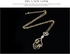 Fashion set auger double ring pendants Jewelry suit necklace earrings suit banquet