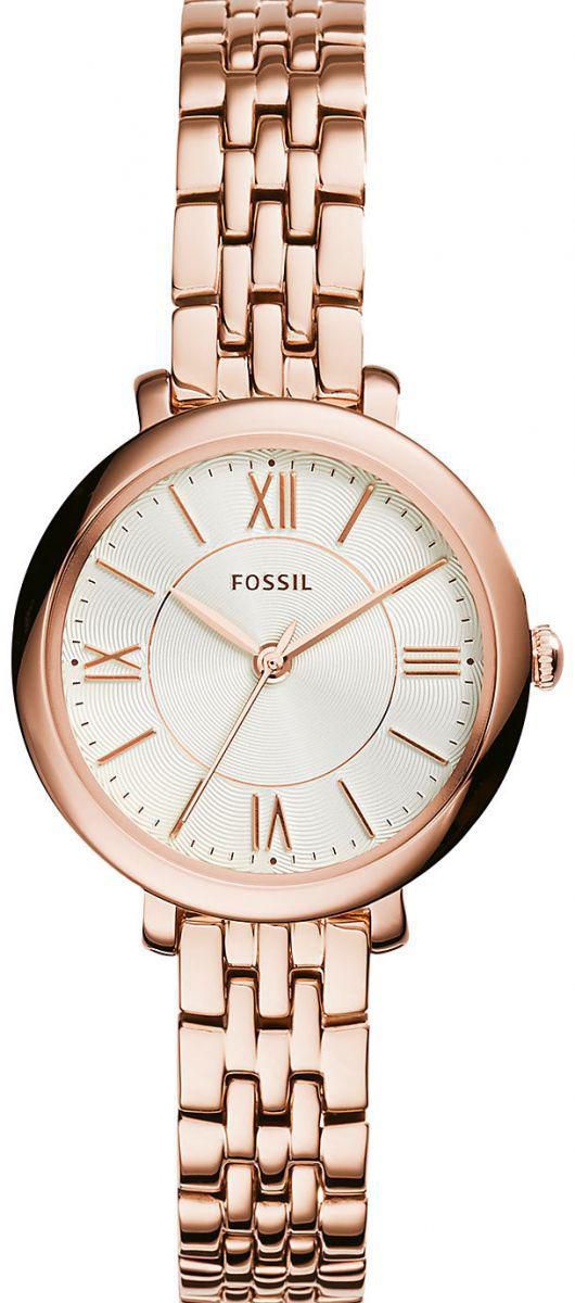 Fossil Jacqueline For Women Analog Stainless Steel Band Watch Es3799, Quartz