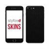 Stylizedd Premium Vinyl Skin Decal Body Wrap for Apple iPhone 7 Plus - Brushed Black Metallic