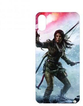 Printed Back Phone Sticker For IPHONE XS MAX Gaming Lara Croft From Rise Of The Tomb Raider Game By Crystal Dynamics