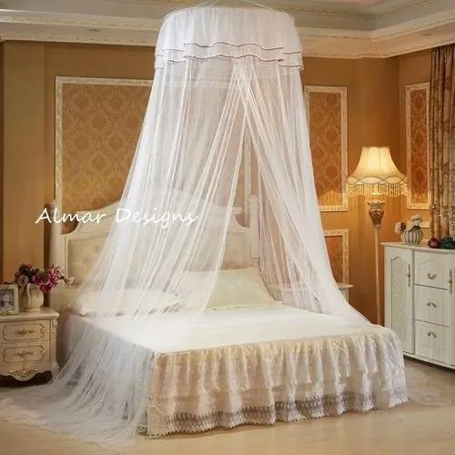 CLEARANCE OFFER Round Mosquito Net- White FREE SIZE