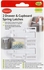 Clippasafe Drawer & Cupboard Spring Latches - 2 Pcs/Pack (White) - Premium+ Range- Babystore.ae