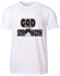 Mavazi Afrique God Is My Strength T-shirt - White
