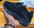 New Female Breathable Laceup Sport Sneakers - Black