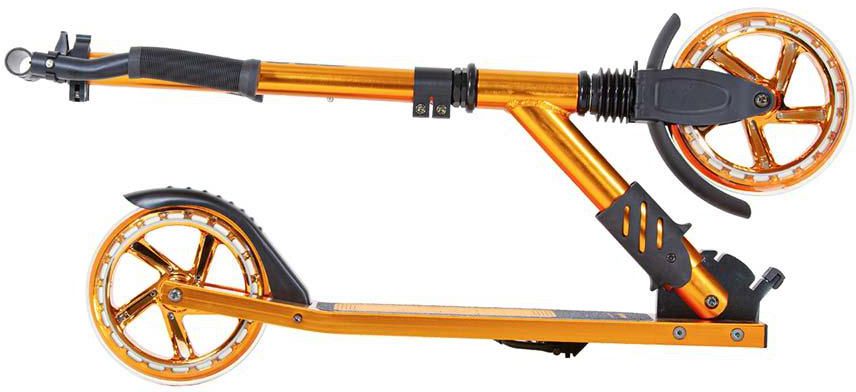 Spartan - Extreme 180mm Folding Scooters - Orange- Babystore.ae